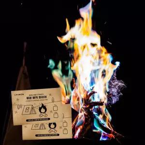 오로라 레인보우 불멍가루 루본 매직파이어 15g 40g