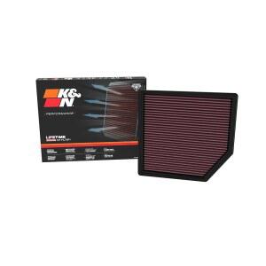 K&N 고유량 오리지널 라이프타임 엔진 에어 필터: 파워 향상: 프리미엄, 세탁 가능: 2023-2025 쉐보레 / GMC와 호환: 콜로라도, 캐년, 33-5143