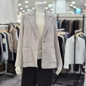 레노마레이디 sh06 린넨 코튼 스트라이프 자켓 린넨 코튼 스트라이프 자켓 R3H21WJK03