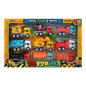 유아 포크레인 덤프 트럭 중장비 미니카 세트 장난감 건설차량 공사자동차 키즈