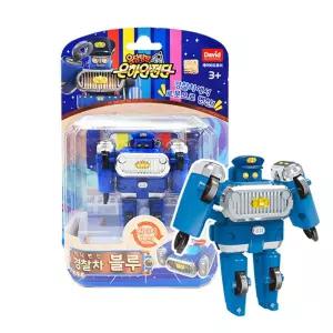 유아 은하안전단 블루 미니 변신로봇 경찰차 장난감 아동완구 선물용 남자아이