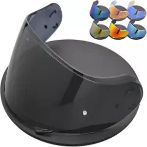 SHOEI Neotec 2 헬멧 바이저 교체용 CNS-3 오토바이 페이스 쉴드 자외선 차단 스크래치 방지(스모크)와