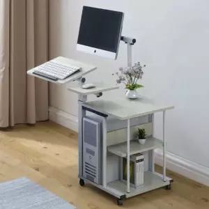높이조절 테이블 눕는 컴퓨터 이동식 바퀴 달린 간이 침대 사이드 데스크