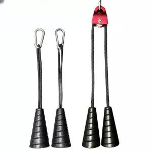 케이블 로프 삼두 렛풀다운 그립 손잡이 헬스 트라이셉