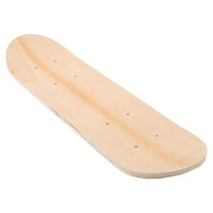 바질리 블랭크 데크 나무 교체 페인팅 아트 스케이트보드 미완성 스케이트 7겹 이중 데코