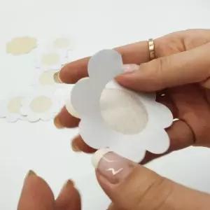 꽃모양 부직포 니플패치 5쌍 부직포니플패치 유두패치 니플패치 여성니플패치 니플패드