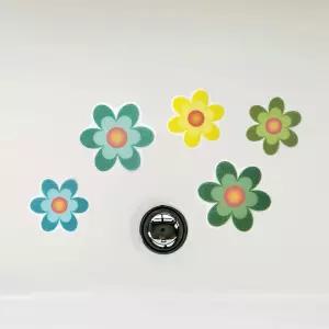 욕실 미끄럼방지매트 화장실 욕조 미끄럼방지스티커 꽃모양 20P 안전패드