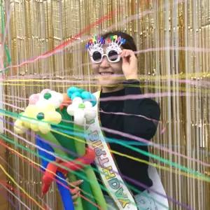 파티 용품 생일 축포 컬러 줄폭죽 브라이덜샤워 소품 데코