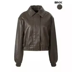 BNX여성 크롭 레더 봄버 점퍼 1010028