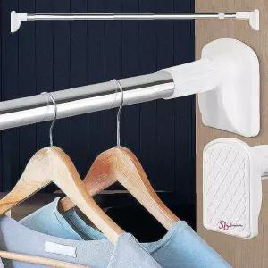 큰발압축봉 280 고리 커튼봉 압착봉 설치 홀더 커튼링nop914