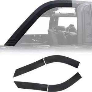 RERPRO D-필러 롤 바 패딩 프로텍터 커버 2021년 2022년 2023년 2024년 2025년 신형 포드 브롱코 4도어