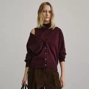 프리미엄 캐시미어 터틀넥 슬리브리스 가디건 세트_3COLORS