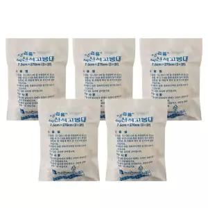 배관부속 의료용 석고 미술재료 석고팩 수업교구 5개 녹산