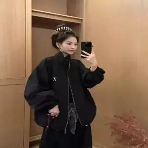 엘럽 여친 가을 캐주얼 자켓 슬림핏 아우터 야구 점퍼 레터링 집업 차이나 원템3