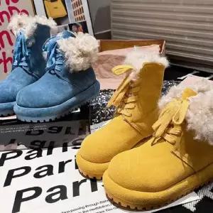 엘럽 여친 워킹화 스노우 화 터틀넥 양털 버켄슈즈 스트랩 부츠 뽀글이 털신발 박템5