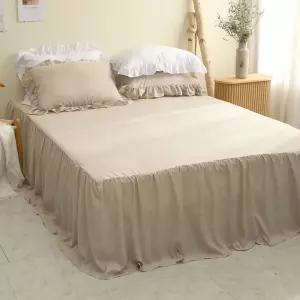 덮개 침대시트 베드스커트 슈퍼싱글침대 롱프릴 슈퍼싱글 라텍스