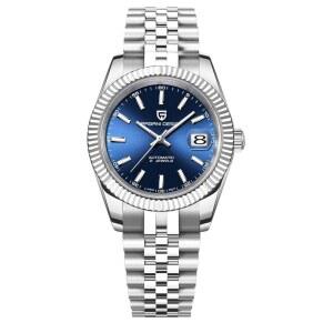 [미국배송] 파가니 디자인 남성 자동 시계 일본식 무브먼트 스테인리스 스틸 케이스 사파이어 크리스탈 다이얼 21 스톤 골드 럭셔리 PD 1645