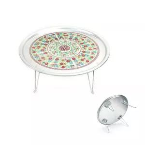 접이식발상 추억의밥상 양은밥상 특대 양은상 접이식 밥상