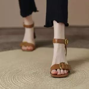 웨지샌들 하이힐샌들 스트랩샌들 버클장식 299