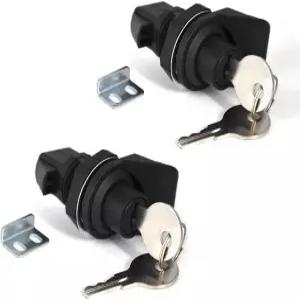 보트 공구 상자 전자 글러브 박스 교체용 2Pcs 푸시 버튼 래치 잠금 장치