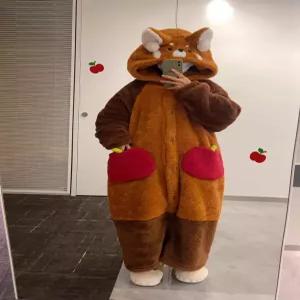 너구리 인형탈 잠옷 라쿤 래서판다 축제 전신 의상 싱글가운 코스프레 캐릭터 가운 레서판다