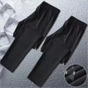 [JED] 허리밴딩 일자핏 남성 아이스 팬츠 여름 데일리 편한 밴딩바지 쿨링