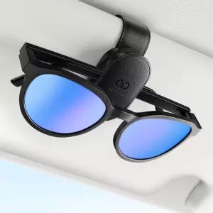 카 바이저용 라미콜 선글라스 홀더 - [1초 한 손 접근] [절대 넘어지지 않음 안전] 모든 차량용 긁힘 방지