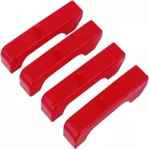 고무 라디에이터 단열재 패드 지지대 부시 73-87 쉐보레 C10 캡 프라이스 C20 K10 K30 C30 GMC K1500 교체