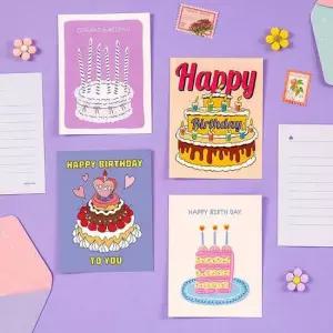 생일 축하 벌스데이 메시지 카드 11종 1세트 초대장