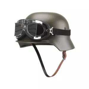 독일군 고글헬맷 철모 클래식 헬맷 레트로 코스프레 장비