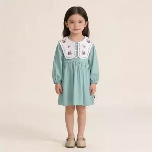 안느플라워 여아 빅카라 긴팔 원피스 206099