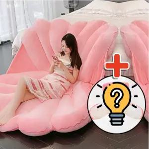 조개 쿠션 등받이 인어공주 조개껍질 선물 대형 소파쿠션 이불 2m 특이한