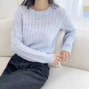 [NS홈쇼핑][샵앤] 국산 여성 핏예쁜 파스텔 꽈배기 니트티 WDM-WKN-CAT 1008[35788795]