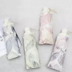 [JED] 차단 UV 햇빛 우산 여름 나뭇잎 자수 양산 가림막 자외선 겸용 레이스