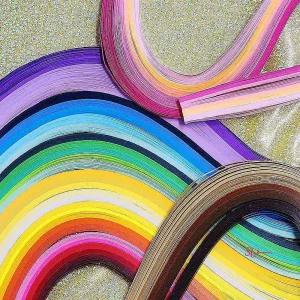 퀼링 그라데이션 페이퍼 5mm 종이공예qrs807