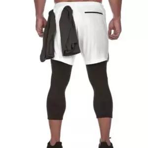 [의류] 기능성 스포츠 반바지 레깅스 일체형 트레이닝 숏팬츠 헬스 러닝 하의