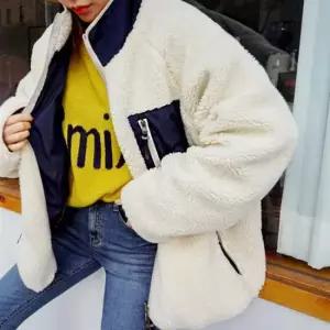 리버시블 여성 겨울 방한 점퍼 뽀글이 플리스 자켓