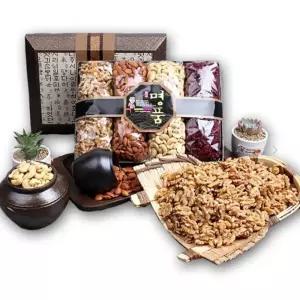 어버이날 선물세트 카네이션화분 견과류선물