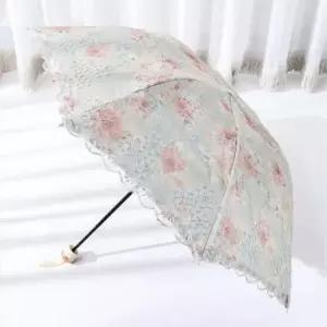 [JED] 선블럭 자수 양산 햇빛차단양산 UPF+햇빛차단 레이스 양산 자수양산 우산 장미 꽃무늬양산