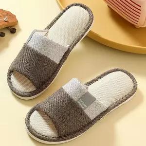 [오노마] ONM 린넨 집슬리퍼 여성 사무용 실내화 소형