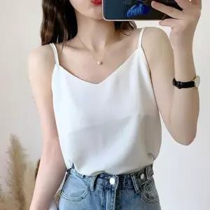 [오노마] ONM 여성 3컬러 레이어드 끈 브이넥 이너 나시