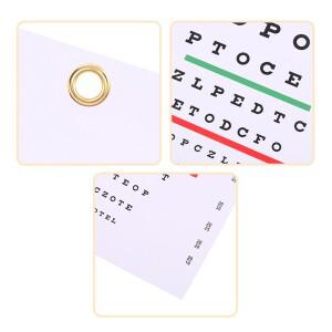 방수 스넬렌 차트 시력 검사용 프리미엄 벽걸이형 플라스틱