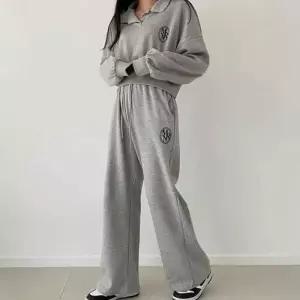 [오노마] ONM 여성 트레이닝 세트 크롭 밴딩 팬츠 와이드핏 원마일