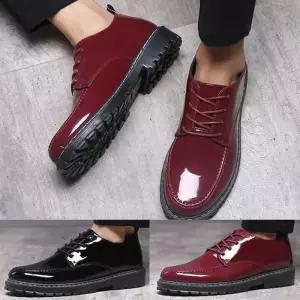 [오노마] ONM 캐주얼 통굽 로퍼 에나멜 구두 키높이 신발 편안한