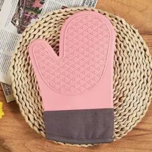 [JED] 실리콘 오븐 내열 핑크 주방 1P 냄비장갑