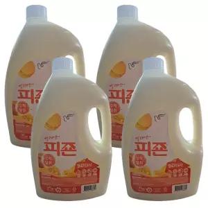 피죤 섬유유연제 옐로미모사 3100ml 4개