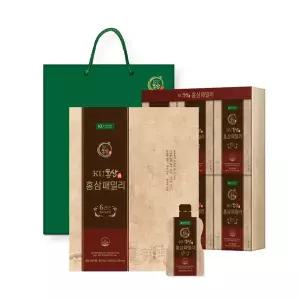 [건국우유][본사배송] 6년근 KU홍삼진 홍삼패밀리 50mLx42포 선물세트