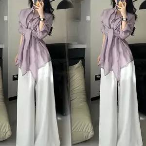 [아리엘스타일]랩디테일 여리핏 셔츠투피스 베를러투피스