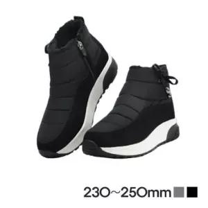 겨울털신발 따뜻한 방한슈즈 여성 패딩부츠 인조퍼안감 겨울부츠