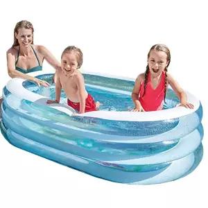 볼풀장 인텍스 투명 3단 어린이 수영장 놀이공간